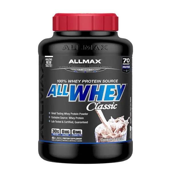 Load image into Gallery viewer, Allmax All Whey, 5 lbs Cookies &amp; Cream
