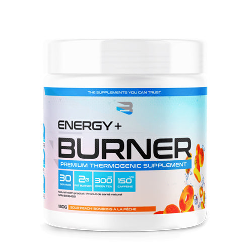 Believe Energy Burner, 30 servings sour peach