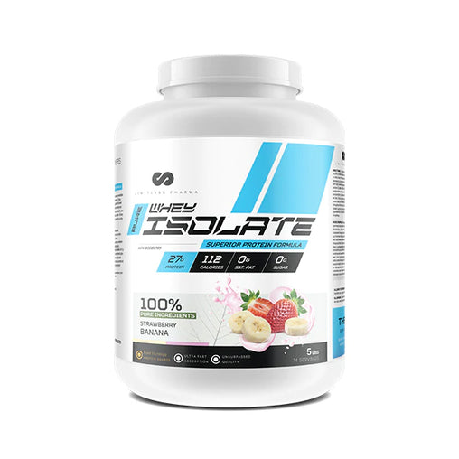 Whey Isolate Protein Strawberry Banana 5 lbs