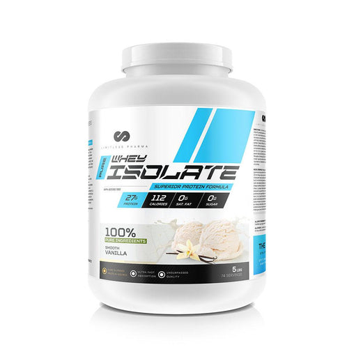 Whey Isolate Protein Smooth Vanilla 5 lbs