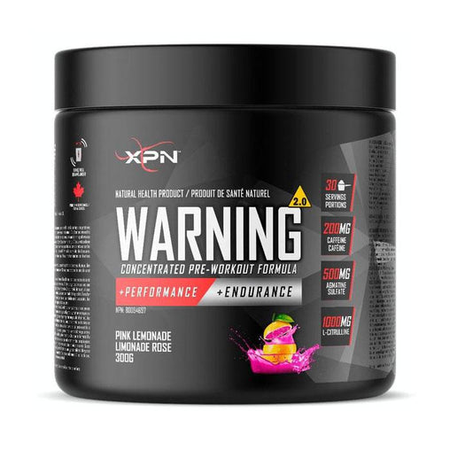 XPN Warning 2.0, 300 g, 30 servings Pink Lemonade