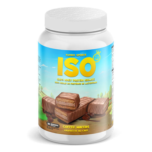 Yummy Sports Iso Protein Jar - Coffee Wafers