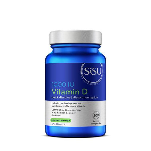Sisu Vitamin D3 1000 IU 200 softgels